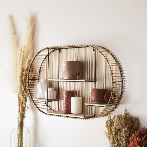 Intesi Półka Bali boho owalna wisząca Intesi Półka Bali boho owalna wisząca