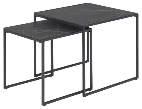 Intesi Zestaw stolików Oxford black 50x50 Intesi Zestaw stolików Oxford black 50x50