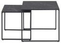 Intesi Zestaw stolików Oxford black 50x50 Intesi Zestaw stolików Oxford black 50x50