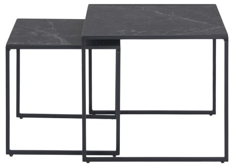 Intesi Zestaw stolików Oxford black 50x50 Intesi Zestaw stolików Oxford black 50x50