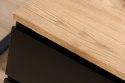 Invicta Interior INVICTA Kontenerek pod biurko BIG DEAL - czarny MDF lakierowany wysoki połysk, dąb fornir na kółkach z blokadą Invicta Interior INVICTA Kontenerek pod biurko BIG DEAL - czarny MDF lakierowany wysoki połysk, dąb fornir na kółkach z blokadą