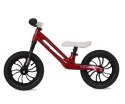 Qplay Qplay Rowerek Biegowy Racer Red Czerwony siodełko Białe pompowane łożyskowane koła regulacja wysokości siodełka kierownicy Qplay Qplay Rowerek Biegowy Racer Red Czerwony siodełko Białe pompowane łożyskowane koła regulacja wysokości siodełka kierownicy