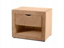 SZAFKA NOCNA ET-001 VELVET BEŻOWY BLUVEL 28 SZAFKA NOCNA ET-001 VELVET BEŻOWY BLUVEL 28