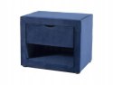 SZAFKA NOCNA ET-001 VELVET GRANATOWY BLUVEL 86