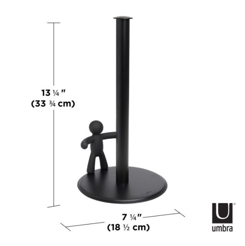 Umbra UMBRA stojak na ręcznik papierowy BUDDY czarny metal tworzywo ciekawy i oryginalny Umbra UMBRA stojak na ręcznik papierowy BUDDY czarny metal tworzywo ciekawy i oryginalny