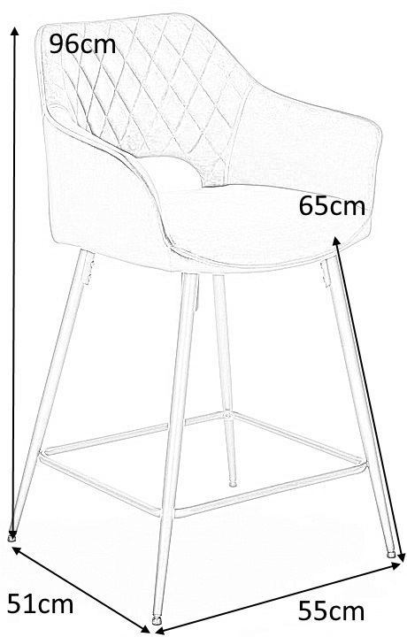 HOKER TAPICEROWANY KRZESŁO BAROWE H107 HALMAR velvet POPIELATY nogi stal malowana proszkowo CZARNE Z PODPÓRKĄ NA NOGI HOKER TAPICEROWANY KRZESŁO BAROWE H107 HALMAR velvet POPIELATY nogi stal malowana proszkowo CZARNE Z PODPÓRKĄ NA NOGI