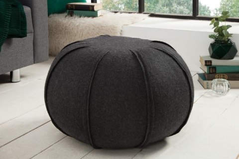 Invicta Interior INVICTA pufa filcowa FILZ 50 cm antracytowa Invicta Interior INVICTA pufa filcowa FILZ 50 cm antracytowa