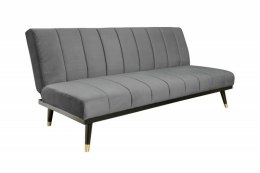 Invicta Interior INVICTA sofa rozkładana PETIT BEAUTE 180cm szary aksamit