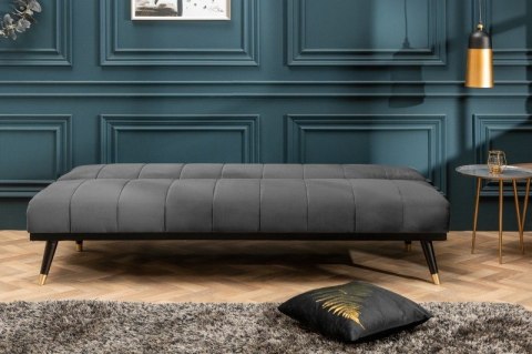 Invicta Interior INVICTA sofa rozkładana PETIT BEAUTE 180cm szary aksamit Invicta Interior INVICTA sofa rozkładana PETIT BEAUTE 180cm szary aksamit