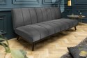 Invicta Interior INVICTA sofa rozkładana PETIT BEAUTE 180cm szary aksamit