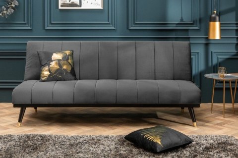 Invicta Interior INVICTA sofa rozkładana PETIT BEAUTE 180cm szary aksamit Invicta Interior INVICTA sofa rozkładana PETIT BEAUTE 180cm szary aksamit