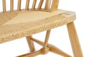 King Home Fotel BOHO PAVO natural - drewno jesionowe, naturalne włókne King Home Fotel BOHO PAVO natural - drewno jesionowe, naturalne włókne