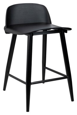 King Home Krzesło barowe BOOGY 60 czarne