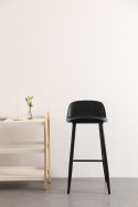 King Home Krzesło barowe BOOGY 60 czarne King Home Krzesło barowe BOOGY 60 czarne
