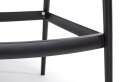 King Home Hoker Krzesło barowe HILO PREMIUM 65 cm czarne tworzywo PP lekki wygodny i wytrzymały King Home Hoker Krzesło barowe HILO PREMIUM 65 cm czarne tworzywo PP lekki wygodny i wytrzymały
