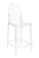 King Home Hoker Krzesło barowe VICTORIA 65 cm transparentne tworzywo szt. lekkie i wytrzymałe jednocześnie wygodne sztaplowanie King Home Hoker Krzesło barowe VICTORIA 65 cm transparentne tworzywo szt. lekkie i wytrzymałe jednocześnie wygodne sztaplowanie