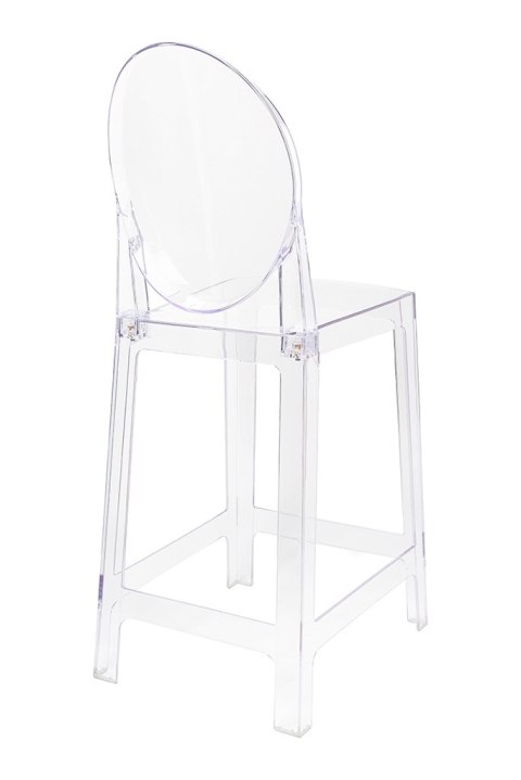 King Home Hoker Krzesło barowe VICTORIA 65 cm transparentne tworzywo szt. lekkie i wytrzymałe jednocześnie wygodne sztaplowanie King Home Hoker Krzesło barowe VICTORIA 65 cm transparentne tworzywo szt. lekkie i wytrzymałe jednocześnie wygodne sztaplowanie