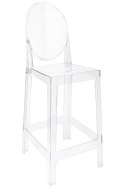 HOKER KRZESŁO BAROWE VICTORIA 75 cm King Home TRANSPARENTNE TWORZYWO Z PODNÓŻKIEM DO JADALNI SALONU KUCHNI LOKALU HOKER KRZESŁO BAROWE VICTORIA 75 cm King Home TRANSPARENTNE TWORZYWO Z PODNÓŻKIEM DO JADALNI SALONU KUCHNI LOKALU