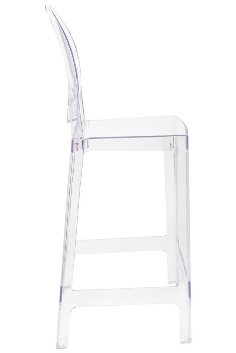 HOKER KRZESŁO BAROWE VICTORIA 75 cm King Home TRANSPARENTNE TWORZYWO Z PODNÓŻKIEM DO JADALNI SALONU KUCHNI LOKALU HOKER KRZESŁO BAROWE VICTORIA 75 cm King Home TRANSPARENTNE TWORZYWO Z PODNÓŻKIEM DO JADALNI SALONU KUCHNI LOKALU