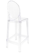 HOKER KRZESŁO BAROWE VICTORIA 75 cm King Home TRANSPARENTNE TWORZYWO Z PODNÓŻKIEM DO JADALNI SALONU KUCHNI LOKALU HOKER KRZESŁO BAROWE VICTORIA 75 cm King Home TRANSPARENTNE TWORZYWO Z PODNÓŻKIEM DO JADALNI SALONU KUCHNI LOKALU