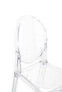 HOKER KRZESŁO BAROWE VICTORIA 75 cm King Home TRANSPARENTNE TWORZYWO Z PODNÓŻKIEM DO JADALNI SALONU KUCHNI LOKALU HOKER KRZESŁO BAROWE VICTORIA 75 cm King Home TRANSPARENTNE TWORZYWO Z PODNÓŻKIEM DO JADALNI SALONU KUCHNI LOKALU