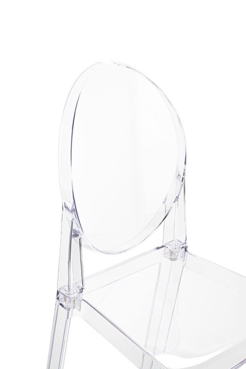 HOKER KRZESŁO BAROWE VICTORIA 75 cm King Home TRANSPARENTNE TWORZYWO Z PODNÓŻKIEM DO JADALNI SALONU KUCHNI LOKALU HOKER KRZESŁO BAROWE VICTORIA 75 cm King Home TRANSPARENTNE TWORZYWO Z PODNÓŻKIEM DO JADALNI SALONU KUCHNI LOKALU