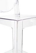 HOKER KRZESŁO BAROWE VICTORIA 75 cm King Home TRANSPARENTNE TWORZYWO Z PODNÓŻKIEM DO JADALNI SALONU KUCHNI LOKALU HOKER KRZESŁO BAROWE VICTORIA 75 cm King Home TRANSPARENTNE TWORZYWO Z PODNÓŻKIEM DO JADALNI SALONU KUCHNI LOKALU