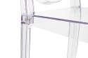 HOKER KRZESŁO BAROWE VICTORIA 75 cm King Home TRANSPARENTNE TWORZYWO Z PODNÓŻKIEM DO JADALNI SALONU KUCHNI LOKALU HOKER KRZESŁO BAROWE VICTORIA 75 cm King Home TRANSPARENTNE TWORZYWO Z PODNÓŻKIEM DO JADALNI SALONU KUCHNI LOKALU