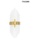 LAMPA ŚCIENNA KINKIET FLORENS S metal ZŁOTY klosze SZKŁO KRYSZTAŁOWE transparentny 2 x E14 Moosee MOOSEE LAMPA ŚCIENNA KINKIET FLORENS S metal ZŁOTY klosze SZKŁO KRYSZTAŁOWE transparentny 2 x E14 Moosee MOOSEE