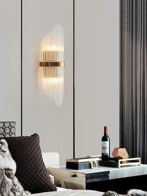 LAMPA ŚCIENNA KINKIET FLORENS S metal ZŁOTY klosze SZKŁO KRYSZTAŁOWE transparentny 2 x E14 Moosee MOOSEE LAMPA ŚCIENNA KINKIET FLORENS S metal ZŁOTY klosze SZKŁO KRYSZTAŁOWE transparentny 2 x E14 Moosee MOOSEE