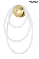 Moosee MOOSEE Kinkiet lampa ścienna LED SERPIENTE złota metal elastyczny wąż biały Moosee MOOSEE Kinkiet lampa ścienna LED SERPIENTE złota metal elastyczny wąż biały
