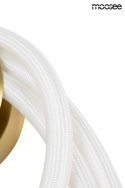 Moosee MOOSEE Kinkiet lampa ścienna LED SERPIENTE złota metal elastyczny wąż biały Moosee MOOSEE Kinkiet lampa ścienna LED SERPIENTE złota metal elastyczny wąż biały
