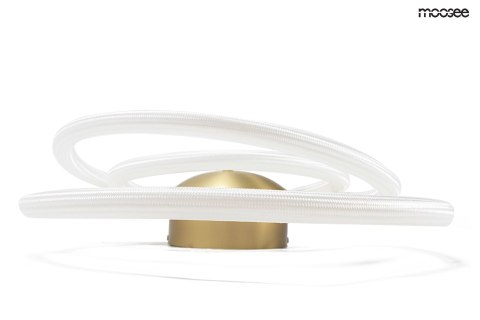 Moosee MOOSEE Kinkiet lampa ścienna LED SERPIENTE złota metal elastyczny wąż biały Moosee MOOSEE Kinkiet lampa ścienna LED SERPIENTE złota metal elastyczny wąż biały
