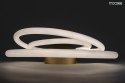 Moosee MOOSEE Kinkiet lampa ścienna LED SERPIENTE złota metal elastyczny wąż biały Moosee MOOSEE Kinkiet lampa ścienna LED SERPIENTE złota metal elastyczny wąż biały