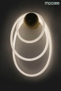 Moosee MOOSEE Kinkiet lampa ścienna LED SERPIENTE złota metal elastyczny wąż biały Moosee MOOSEE Kinkiet lampa ścienna LED SERPIENTE złota metal elastyczny wąż biały
