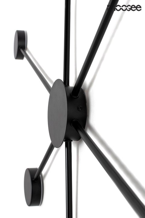Moosee MOOSEE Plafon Kinkiet lampa ścienna LED SHADOW 6 CLOSE czarna mat metalowa możliwość montażu na suficie Moosee MOOSEE Plafon Kinkiet lampa ścienna LED SHADOW 6 CLOSE czarna mat metalowa możliwość montażu na suficie