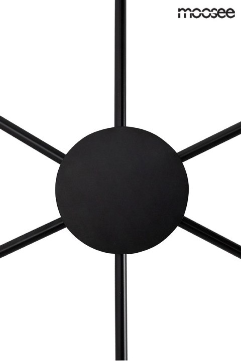 Moosee MOOSEE Plafon Kinkiet lampa ścienna LED SHADOW 6 CLOSE czarna mat metalowa możliwość montażu na suficie Moosee MOOSEE Plafon Kinkiet lampa ścienna LED SHADOW 6 CLOSE czarna mat metalowa możliwość montażu na suficie