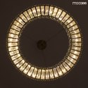 Moosee MOOSEE lampa wisząca LED ALLISIA 60 złota metal szkło kryształowe transparentny Moosee MOOSEE lampa wisząca LED ALLISIA 60 złota metal szkło kryształowe transparentny