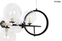 LAMPA WISZĄCA ALURE LINE 120 LED + 10xG9 Moosee MOOSEE CZARNA METAL KLOSZE PRZEZROCZYSTE LAMPA WISZĄCA ALURE LINE 120 LED + 10xG9 Moosee MOOSEE CZARNA METAL KLOSZE PRZEZROCZYSTE