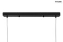 LAMPA WISZĄCA ALURE LINE 120 LED + 10xG9 Moosee MOOSEE CZARNA METAL KLOSZE PRZEZROCZYSTE LAMPA WISZĄCA ALURE LINE 120 LED + 10xG9 Moosee MOOSEE CZARNA METAL KLOSZE PRZEZROCZYSTE