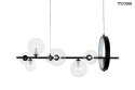 LAMPA wisząca ALURE LINE 90 Moosee MOOSEE CZARNA metalowa klosze PRZEZROCZYSTE 7xG9 + LED LAMPA wisząca ALURE LINE 90 Moosee MOOSEE CZARNA metalowa klosze PRZEZROCZYSTE 7xG9 + LED