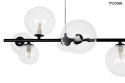 LAMPA wisząca ALURE LINE 90 Moosee MOOSEE CZARNA metalowa klosze PRZEZROCZYSTE 7xG9 + LED LAMPA wisząca ALURE LINE 90 Moosee MOOSEE CZARNA metalowa klosze PRZEZROCZYSTE 7xG9 + LED