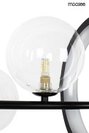 LAMPA wisząca ALURE LINE 90 Moosee MOOSEE CZARNA metalowa klosze PRZEZROCZYSTE 7xG9 + LED LAMPA wisząca ALURE LINE 90 Moosee MOOSEE CZARNA metalowa klosze PRZEZROCZYSTE 7xG9 + LED