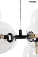 LAMPA wisząca ALURE LINE 90 Moosee MOOSEE CZARNA metalowa klosze PRZEZROCZYSTE 7xG9 + LED LAMPA wisząca ALURE LINE 90 Moosee MOOSEE CZARNA metalowa klosze PRZEZROCZYSTE 7xG9 + LED
