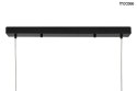 LAMPA wisząca ALURE LINE 90 Moosee MOOSEE CZARNA metalowa klosze PRZEZROCZYSTE 7xG9 + LED LAMPA wisząca ALURE LINE 90 Moosee MOOSEE CZARNA metalowa klosze PRZEZROCZYSTE 7xG9 + LED