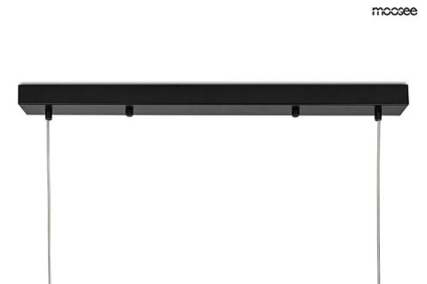 LAMPA wisząca ALURE LINE 90 Moosee MOOSEE CZARNA metalowa klosze PRZEZROCZYSTE 7xG9 + LED LAMPA wisząca ALURE LINE 90 Moosee MOOSEE CZARNA metalowa klosze PRZEZROCZYSTE 7xG9 + LED