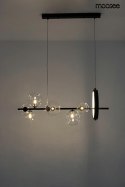 LAMPA wisząca ALURE LINE 90 Moosee MOOSEE CZARNA metalowa klosze PRZEZROCZYSTE 7xG9 + LED LAMPA wisząca ALURE LINE 90 Moosee MOOSEE CZARNA metalowa klosze PRZEZROCZYSTE 7xG9 + LED