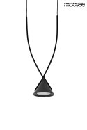 Moosee MOOSEE lampa wisząca sufitowa LED ATLAS 3 czarna aluminium metal podłużna podsufitka Moosee MOOSEE lampa wisząca sufitowa LED ATLAS 3 czarna aluminium metal podłużna podsufitka