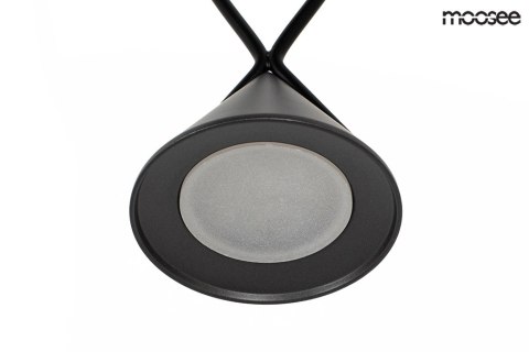 Moosee MOOSEE lampa wisząca sufitowa LED ATLAS 3 czarna aluminium metal podłużna podsufitka Moosee MOOSEE lampa wisząca sufitowa LED ATLAS 3 czarna aluminium metal podłużna podsufitka