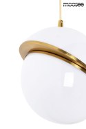 Moosee MOOSEE lampa wisząca GLOBE 20 złota metal kulisty klosz akryl mleczny E27 podsufitka i przewód złoty Moosee MOOSEE lampa wisząca GLOBE 20 złota metal kulisty klosz akryl mleczny E27 podsufitka i przewód złoty